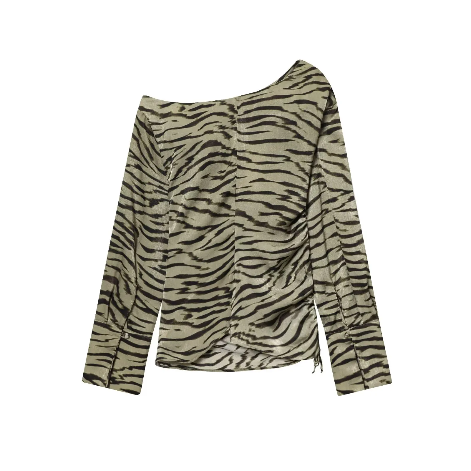 Striped Off-Shoulder Top - Image 3