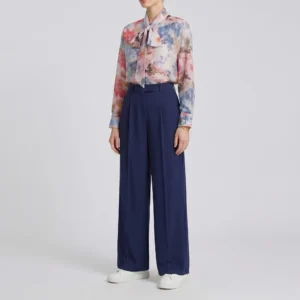 Floral & Navy