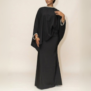Midnight Black Skirt Set