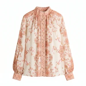 Vintage Floral Blouse
