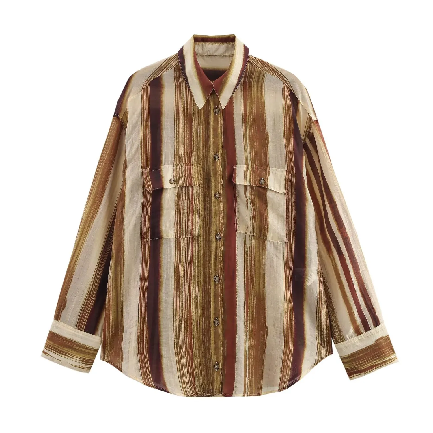 Striped Loose Blouse