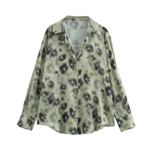 Printed Blouse - Green