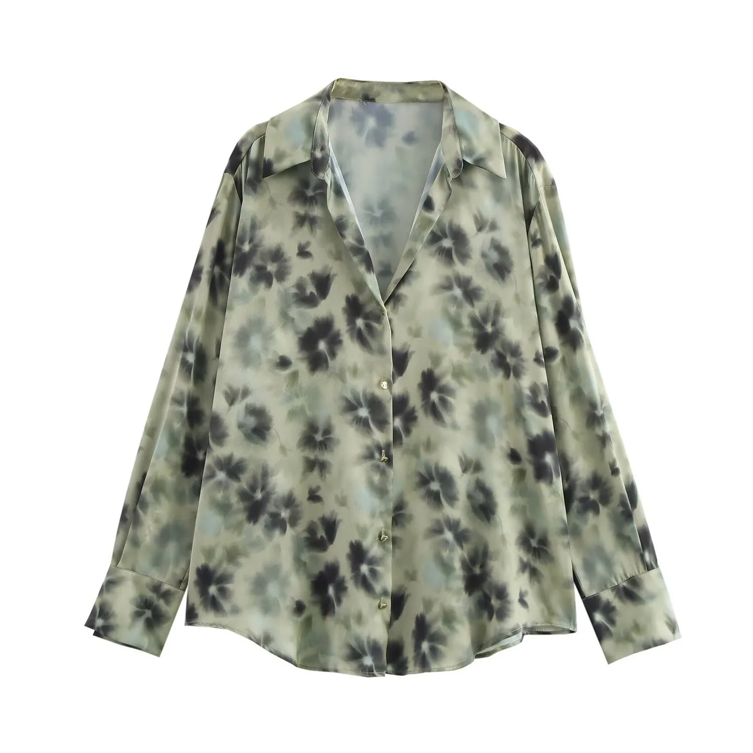 Printed Blouse - Green