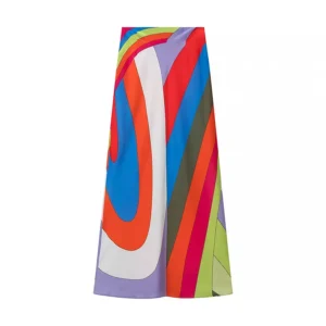 Satin Artistic Skirt