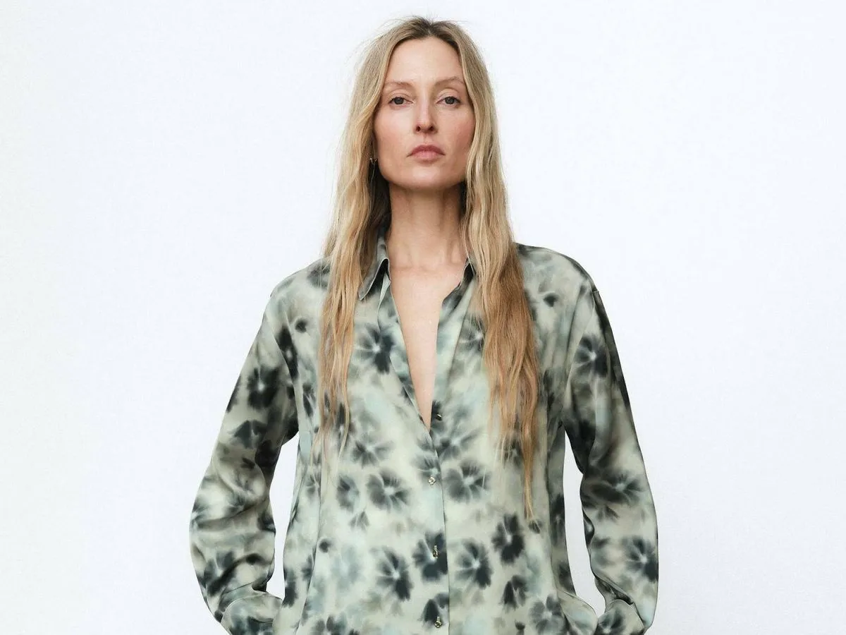 Printed Blouse - Green - Image 3