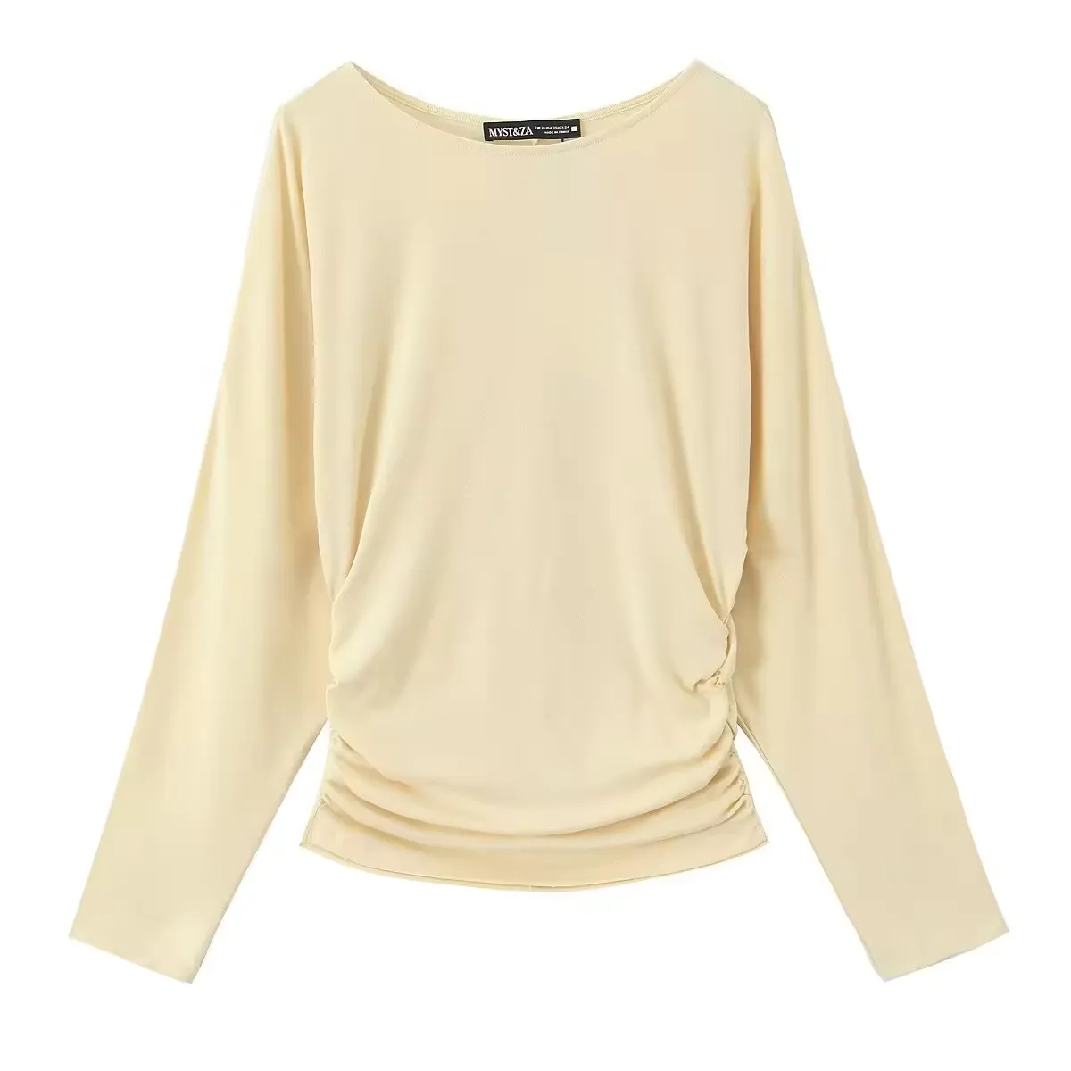 Batwing Sleeve Top - Butter Yellow