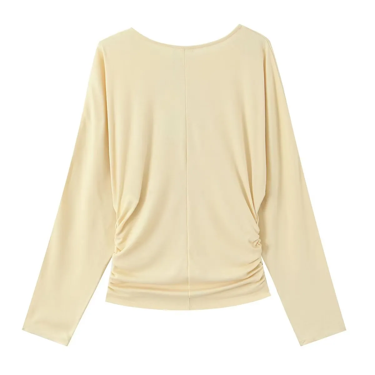 Batwing Sleeve Top - Butter Yellow - Image 3